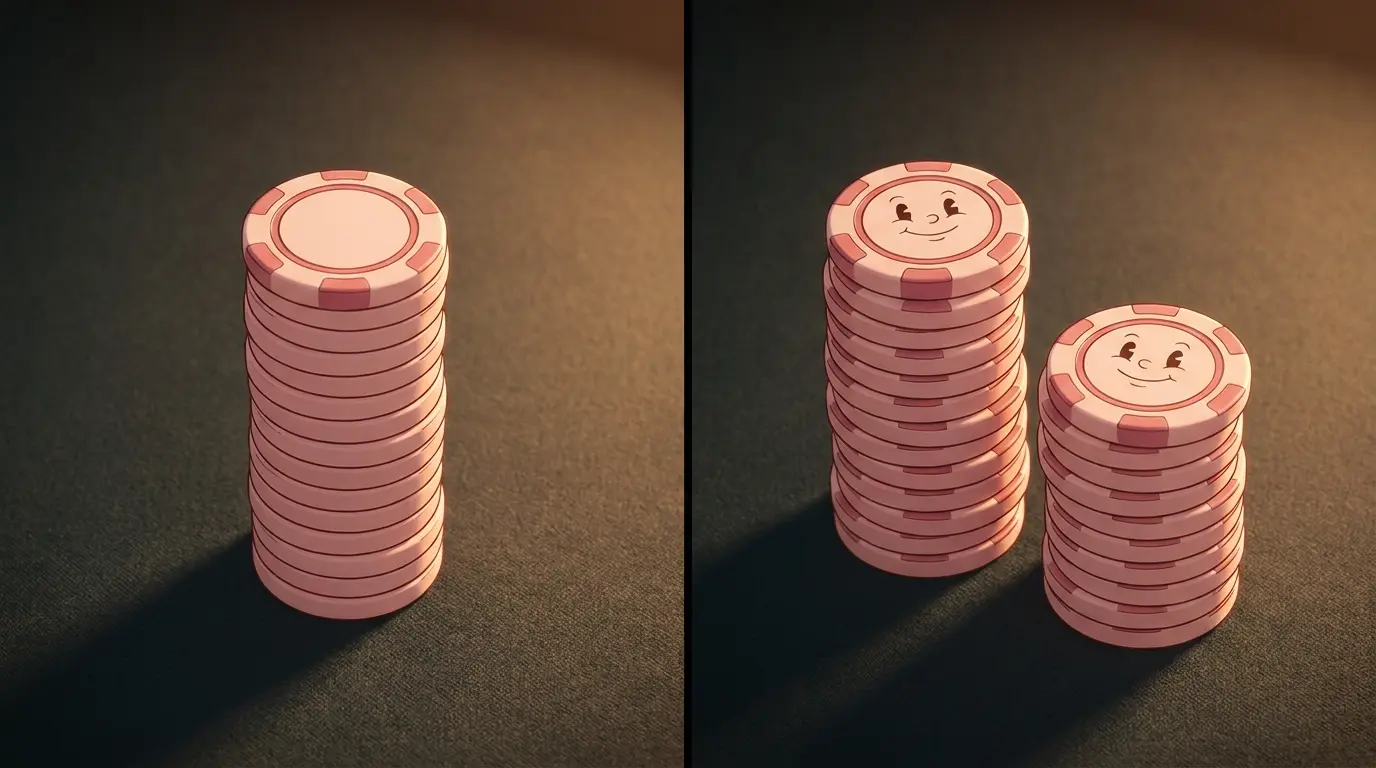 Two betting stacks showing spread versus moneyline concepts